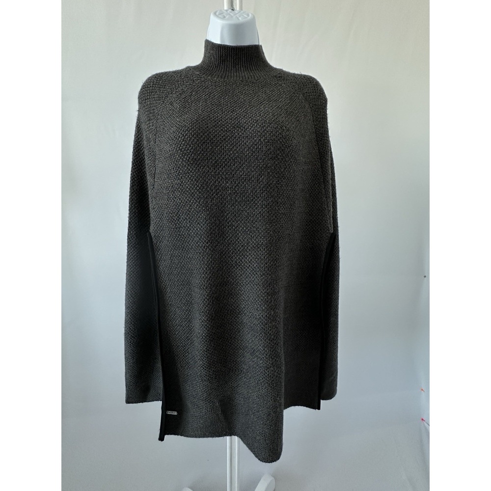 Women's Gray Wool Equestrian Poncho by Lauren Ralph Lauren, Sz: OS (b47)